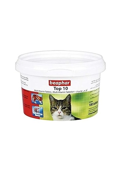 Beaphar Top 10 Kedi Vitamini - 180 Adet