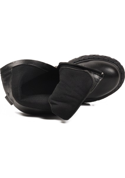 Siyah Içi Polarlı Kaymaz Kız Çocuk Bot Caneda F fırsatları