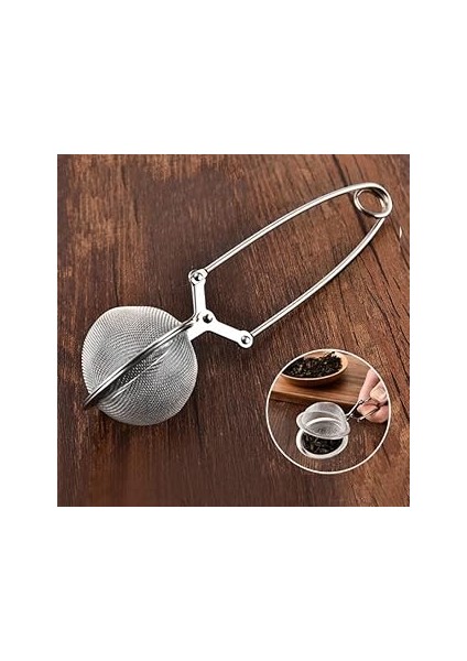 Deconox Paslanmaz Bitki Çayı Demleme Aparatı Çay Süzgeci, Süsleme Süzgeci | Lezzetli ve Şık: Paslan