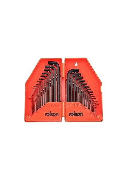 Rolson 40345 30 Pc Mm/ımp Hex Key Set