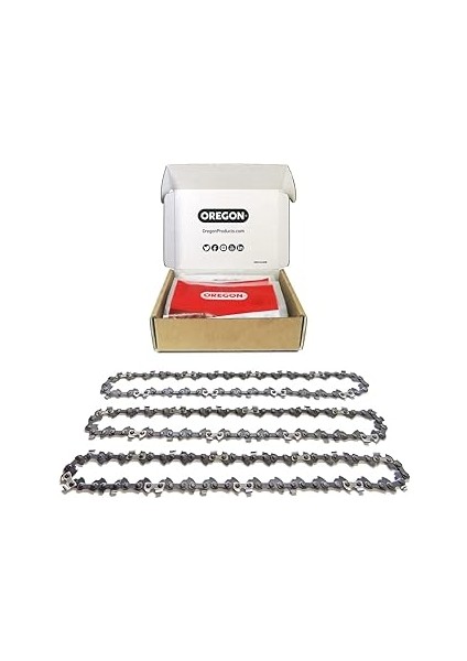 Oregon Testere Zincirleri, 3'lü Paket 3/8 Inç Düşük Profil Hatvesi, 050" (1,3 Mm) Ölçer Vxl Yarı Ke