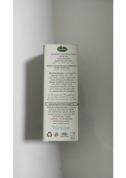 Soğuk Sıkım Melisa Yağı 20ML fiyatları