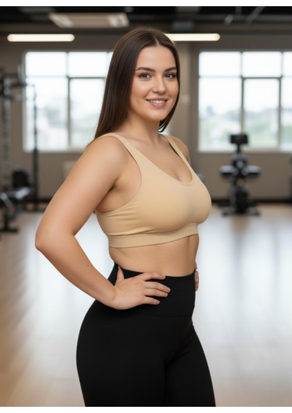 Kadın Büyük Beden Kalın Askılı Pedli Büstiyer fiyatları