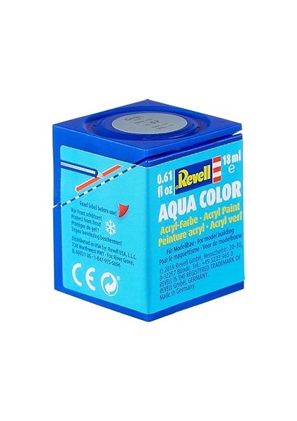 Revell - Su Bazlı Maket Boyası Gri Mat 18 ml (36157)