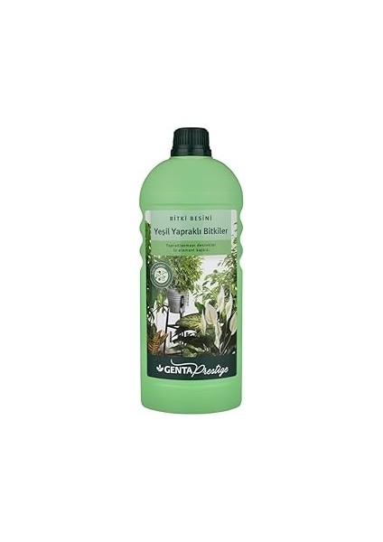 Genta Prestige Yeşil Yapraklı Bitkiler Için Sıvı Bitki Besini Sıvı Gübre 1000 ml