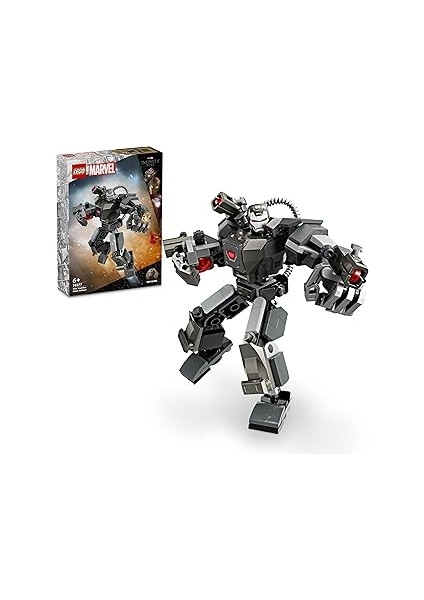 | War Machine Robot Zırhı 76277-6 Yaş ve Üzeri Süper Kahraman Seven Çocuklar Için Inşa