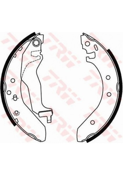 Mtxdpn Arka Pabuç Balata Civic 1.4 1.5 1.6 94-2.01 Rover 200 400 25 45 Mg Cabriolet Coupe 203X38