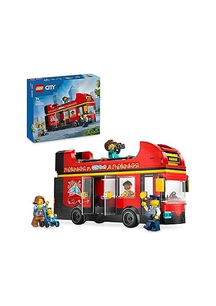 City Kırmızı Iki Katlı Gezi Otobüsü 60407 – 7 Yaş ve Üzeri Çocuklar Için Macera Dolu Yolculukl