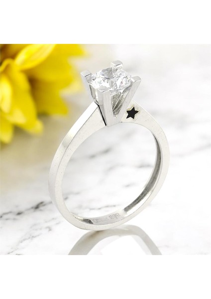 14 Ayar Altın Tektaş Yüzük - 0201189 fiyatları