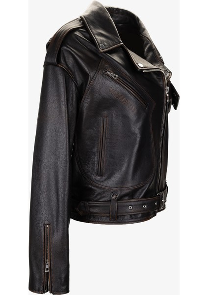 Kadın Hakiki Deri Viski Eskitme Deri Mont 993 Spark Byn Derımont SK25/26 Vıskı Eskıtme modelleri