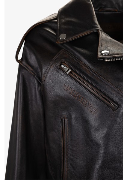 Kadın Hakiki Deri Viski Eskitme Deri Mont 993 Spark Byn Derımont SK25/26 Vıskı Eskıtme fırsatları