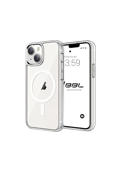 Babilden Uyumlu Şeffaf Sert Kristal Mika Sararmaz Kılıf (Iphone 15)