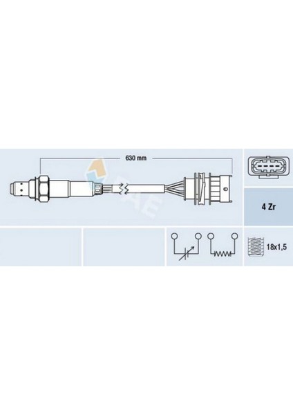 Mtxdpn Oksijen Sensörü Corsa 1.2-Astra G 1.2