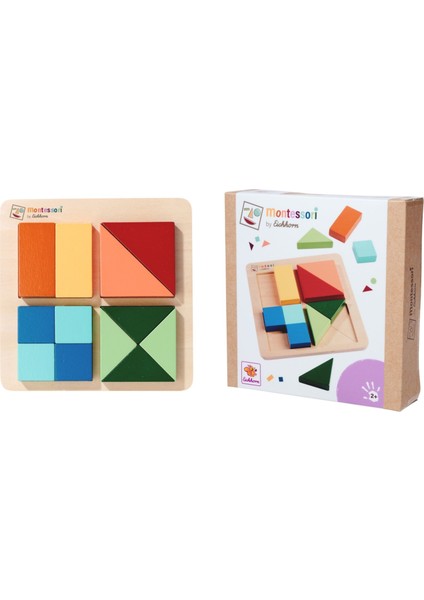 Montessori Ahşap Şekil Bulmaca Puzzle fiyatları