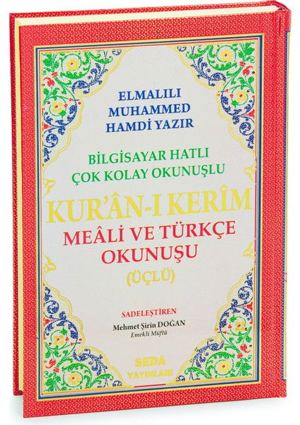 Üçlü Mealli Arapça Türkçe Okunuşlu Kuranı Kerim Orta Boy
