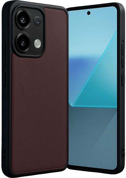 Note 13 4g Kılıf Aras Deri Kapak - Bordo