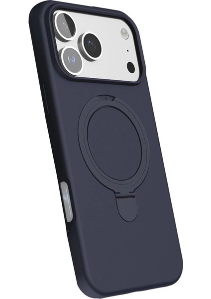 Iphone 17 Regal Standlı Kapak - Lacivert modelleri
