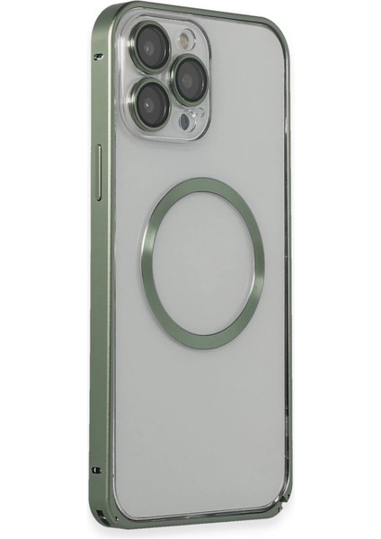 Joko Iphone 13 Metal Bumper Magneticsafe Kapak - Yeşil fiyatları