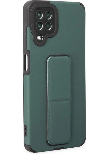A22 Kılıf Standlı Silikon - Yeşil fiyatları