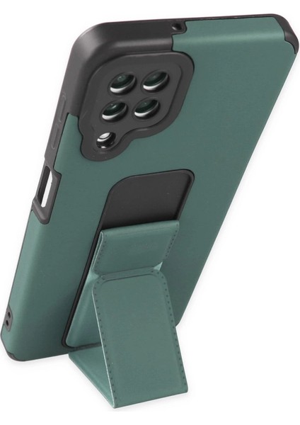 A22 Kılıf Standlı Silikon - Yeşil modelleri
