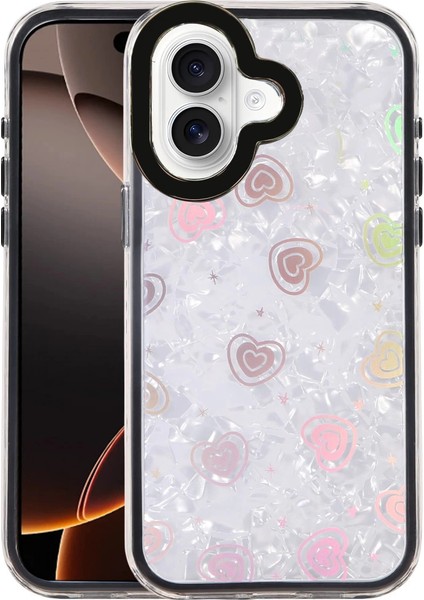 Iphone 16 Lumi Desenli Kapak - Siyah