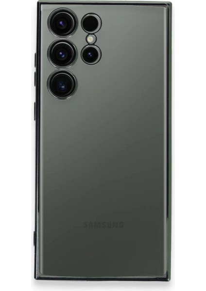 S23 Kılıf Lensli Silikon - Yeşil