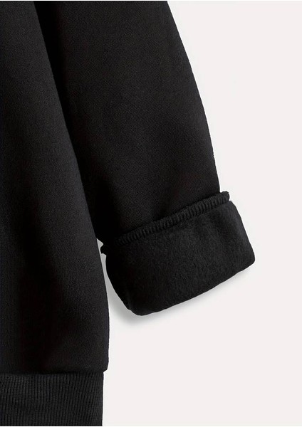 Yeni Yıl Noel Yılbaşı Christmas Baskılı Anne Baba Çocuk Kombin Kapşonlu Sweatshirt fırsatları