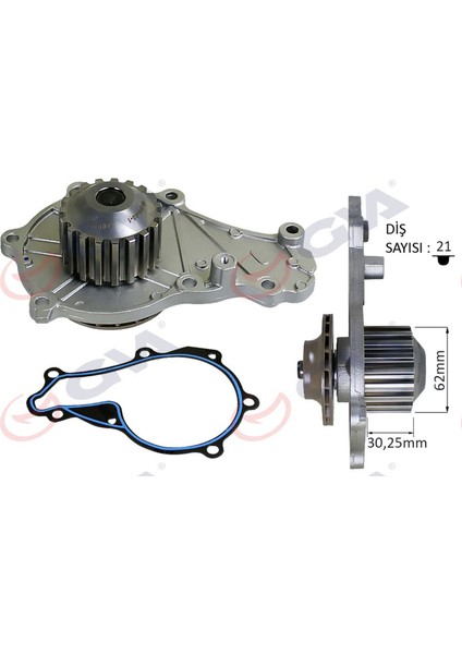 Mtxdpn Devirdaim 206-307-C2-C3-BIPPER-NEMO-FIESTA V-Fusion-P.tepee-Berlingo 1.4hdi Dv4 F6J PA859 2S6Q8591BS