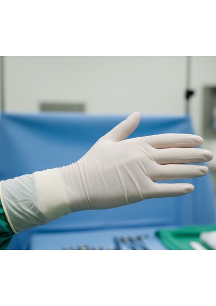 Steril Cerrahi Lateks Pudrasız Eldiven 7 Beden 50 Çift modelleri