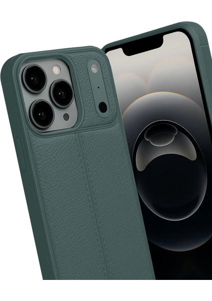 Iphone 17 Auto Focus Kapak - Koyu Yeşil modelleri