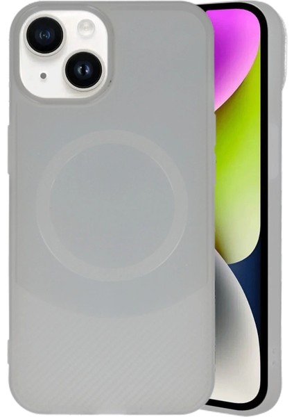 Iphone 14 Kılıf Maya Karbon Kapak - Gri