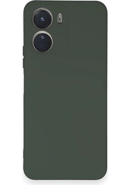 Y16 Kılıf Nano Içi Kadife Silikon - Koyu Yeşil