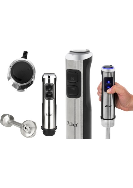 ZLN3994 | Dikey El Blender | 1200W | 2 Hız Ayarı | Turbo Fonksiyonu | Paslanmaz Çelik Bıçaklar modelleri