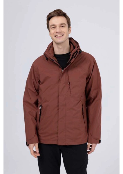 Massıf 3in1 Erkek Ceket Mont Kahverengi Erkek