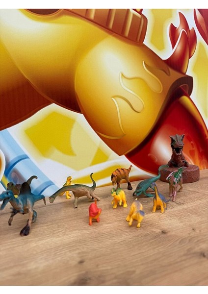 Tüpte 11 Parça Dinazor Hayvanlar Trex Dinazor Oyuncak Dinazor Hayvanlar Set Eğitici Oyuncak fırsatları