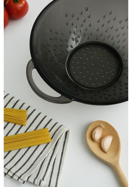 Akrilik Füme Makarna Süzgeçi & Sebze Meyve Süzgeçi fırsatları