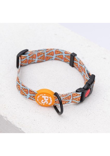 Pizza Desenli Köpek Boyun Tasması Ayarlanabilir Köpek Tasması M Size (32-48CM Boyun Aralığı) fırsatları