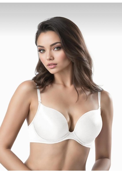 Mc Morcity Le Jardin Kadın 2 Beden Büyük Gösteren Çift Destekli Mikro Kaplı Sihirli Südyen 7033