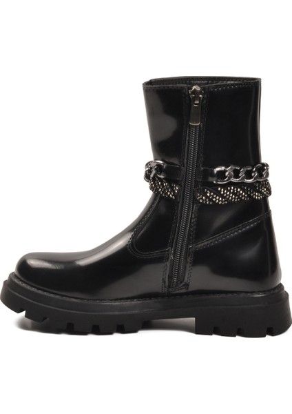 Siyah Rugan Içi Polarlı Kaymaz Kız Çocuk Çizme Duru F fırsatları