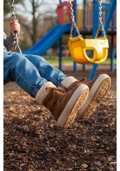 Taba Içi Polarlı Kaymaz Kız Çocuk Bot Selis F modelleri