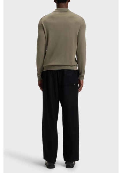 Yünlü Regular Fit Düğmeli Polo Yaka Kazak Erkek Polo Yaka Kazak 50476357 245 fırsatları