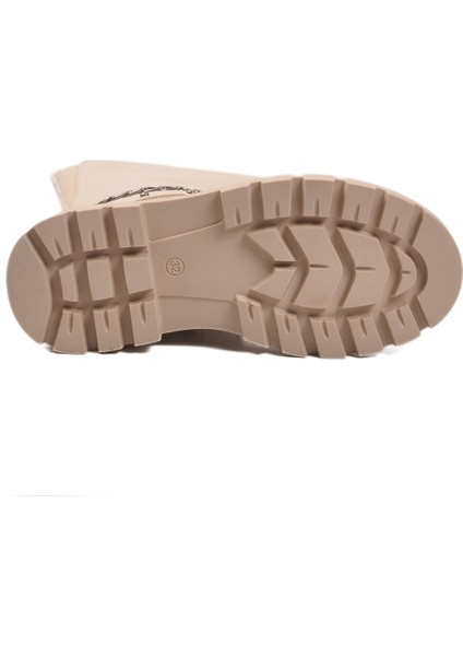 Bej Içi Polarlı Fermuarlı Kız Çocuk Çizme PARIS-26K F indirimleri