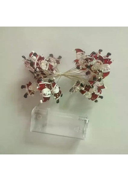 Kırmızı Yılbaşı LED Işık, Noel Baba, Kardan Adam, Çam Ağacı, Dekoratif, Parti Süs, 2 Metre indirimleri