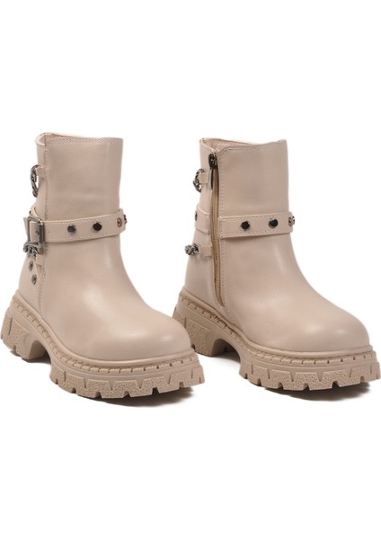 Bej Içi Polarlı Kaymaz Kız Çocuk Bot Dante F modelleri