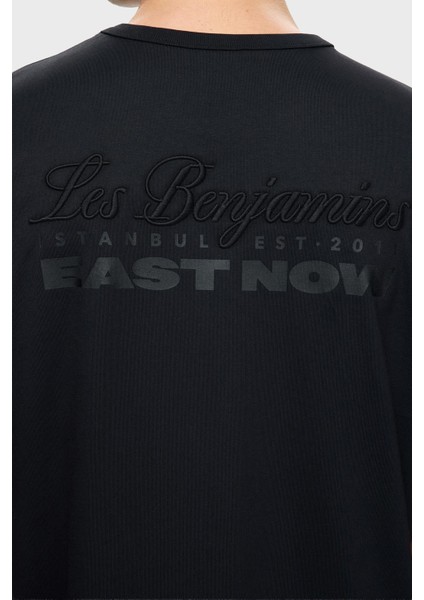 Sırtta Logo Detaylı Pamuklu Regular Fit Bisiklet Yaka T Shirt Erkek T Shirt LB25FWCLAMUTS modelleri