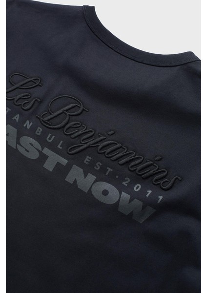 Sırtta Logo Detaylı Pamuklu Regular Fit Bisiklet Yaka T Shirt Erkek T Shirt LB25FWCLAMUTS fırsatları