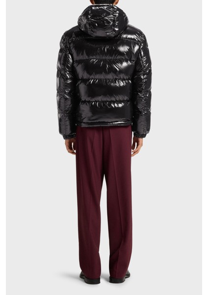 Kapitoneli Regular Fit Kapüşonlu Yaka Şişme Parlak Mont Erkek Mont 50549355 001 modelleri