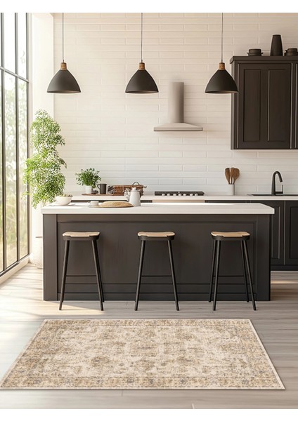 Mars Halı Vintage Görünümlü Bej Motifli Salon ve Mutfak Halısı MARS2261 modelleri