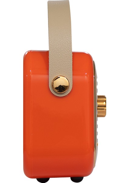 MD-24BT Echoes 3W 800MAH Turuncu Usb+Tf Kart+Bluetooth Destekli Klasik Retro Müzik Kutusu fırsatları