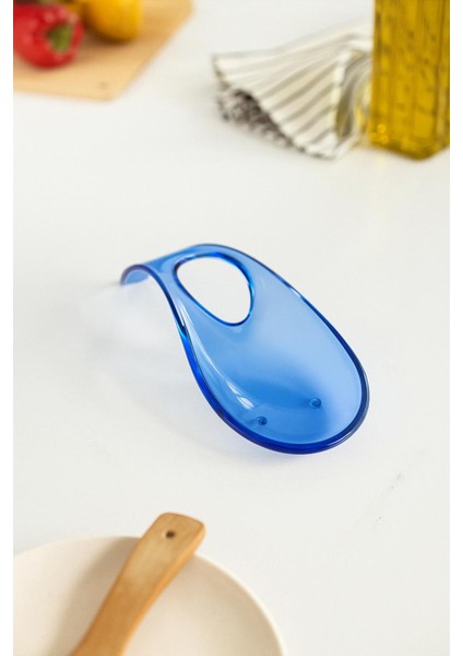 Akrilik Mavi Tezgah Üstü Kirli Kaşıklık & Kepçe Altlığı modelleri